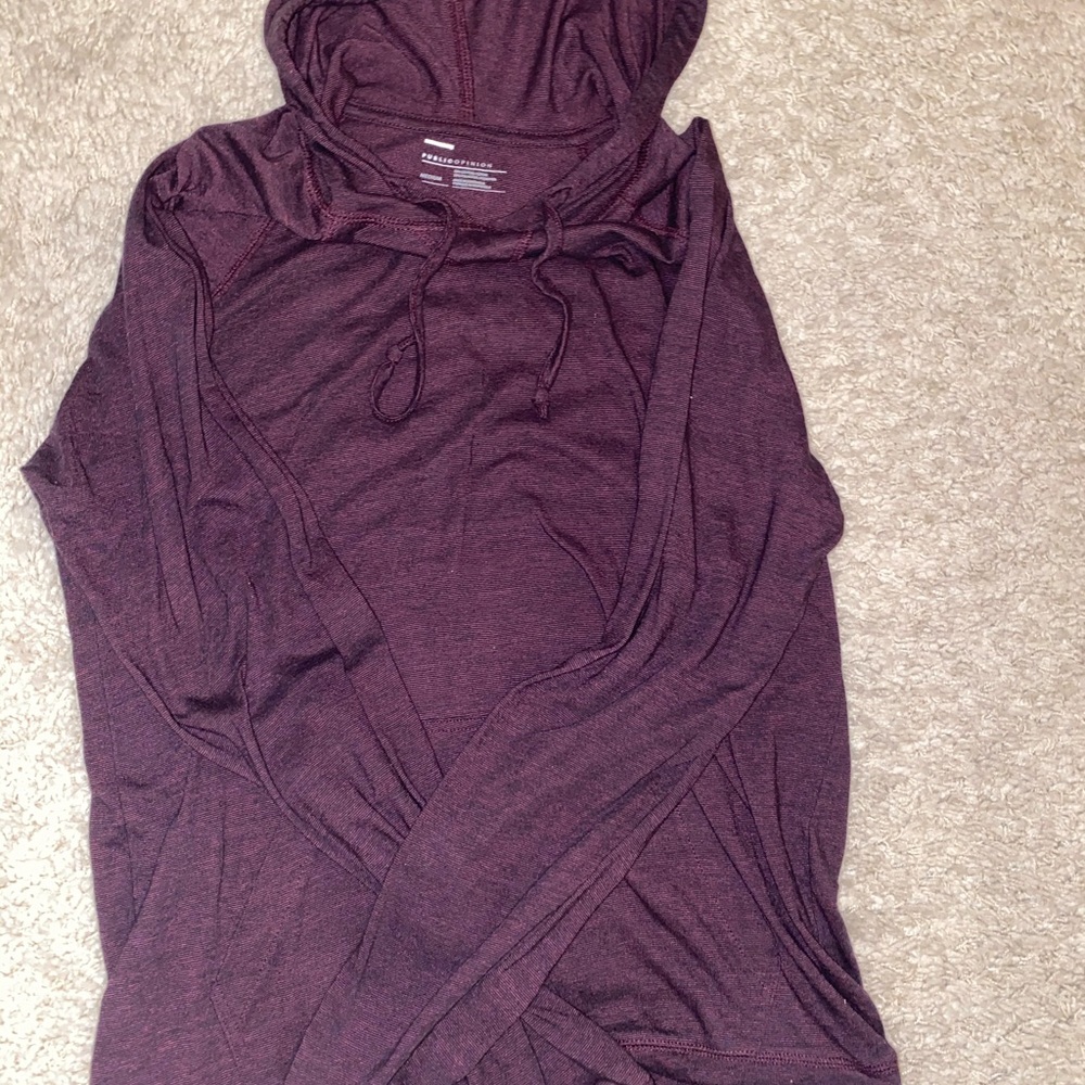 Public Opinion long sleeve hoodie